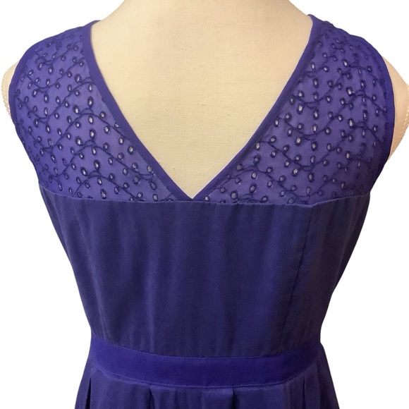 AMERICAN EAGLE OUTFITTERS ROYAL BLUE SLEEVELESS COTTON MIDI DRESS/ Size 8 - Picture 6 of 14